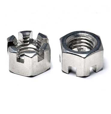 Slotted Hex Nuts